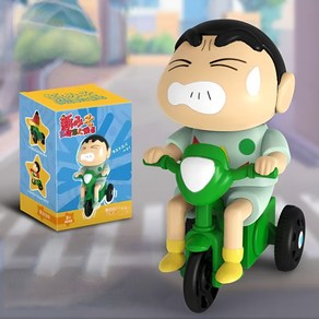 에코모바일 짱구 피규어 역동적인 움직이는, 잠옷 자전거 짱구, 1개