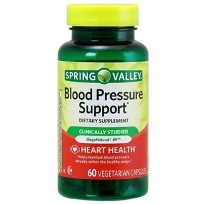 스프링밸리 블러드프레셔 서포트 Sping Valley Blood Pessue Suppot, 1개, 60정