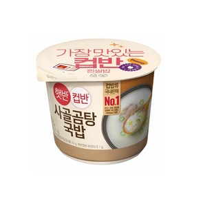 햇반 컵반 사골곰탕 국밥, 166g, 10개