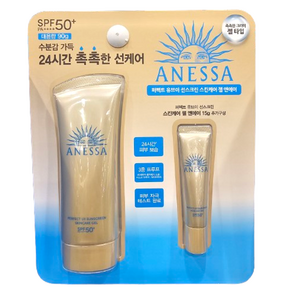 아넷사 퍼펙트 UV 선스크린 스킨케어 젤 N SPF50+ PA++++ 90g + 15g 기획세트, 1개