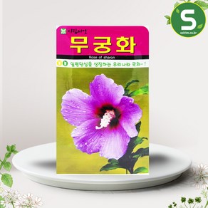 솔림텃밭몰 무궁화씨앗 30립 꽃씨앗 꽃씨 무궁화, 1개