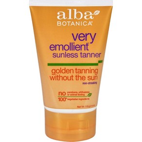 Alba Botanica Very Emollient 선리스 골든 태닝 내추럴 포뮬라 118.3ml(4온스) 144860, 1개