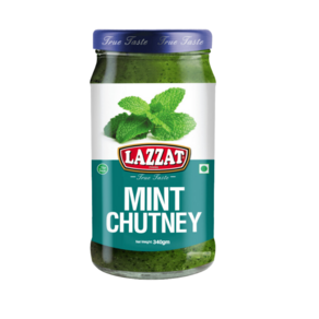 Mint Chutney Delicious Dip fo Snacks Meals Lazzat Pakistan 정통 민트 처트니 간식과 요리에 어울리는 상큼한 맛, 2개, 340g