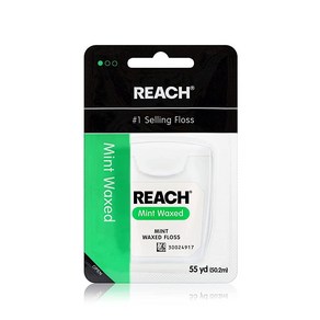 Reach 왁스 치실 민트향 55야드 1개 199594, 1개입