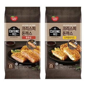 동원 동원 퀴진 크리스피 돈까스 통등심 + 크리스피 돈까스 모짜렐라 치즈, 1개, 930g