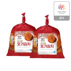 [종가] 아삭한 포기김치 8.8kg(4.4kg x 2ea ), 2개, 4.4kg