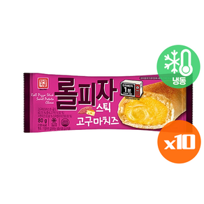 한성 기업 롤피자스틱 치즈 80g x 10봉, 10개