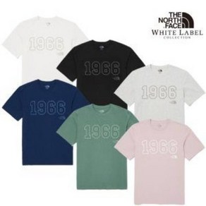 [매장정품] 노스페이스 NORTHFACE 화이트라벨 코어 1966 반팔 라운드티 NT7UQ16