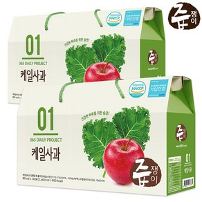 케일사과즙 2박스 60포, 2.4L