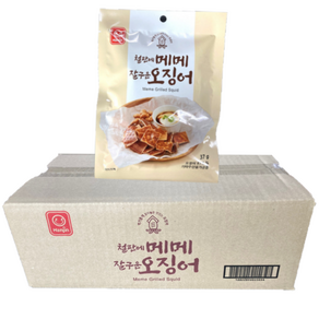 한진식품 철판에 메메 잘구운 오징어 37g, 20개