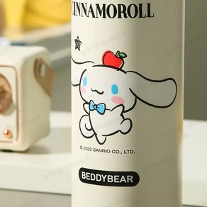 BEDDYBEAR 산리오 베디베어 콜라보 일자형 빨대텀블러 480ml, 1개