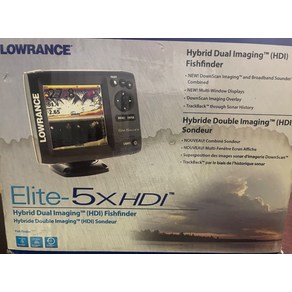 Lowrance Elite- 5 XHDI 어군 탐지기 브랜드 새 제품