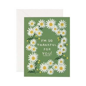 라이플페이퍼 Daisies Thankful for You Card 감사 카드