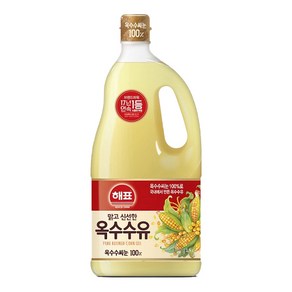 사조 해표 옥수수유100%, 1개, 1.8L