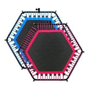 바투 점핑 트램폴린 6각 트램폴린 성인 다이어트 유아 어린이 실내 방방이 다이어트 헬스 운동 대형 홈트 기구, 점핑 알파고 BT-620H, 블루