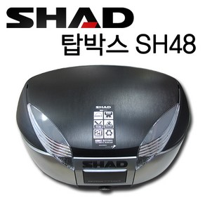 오토바이 탑박스 샤드48리터 SHAD SH48 수납박스 탑케이스 스쿠터 가방, 기본