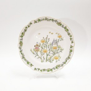 가다컴퍼니 NORITAKE X NIBARIKI 노리타케 이웃집 토토로 플레이트 장식접시 A376, 1개