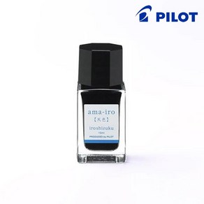 파이롯트 이로시주쿠 15ml 병잉크 (3개 구매시 케이스), 1개, 하늘 (ama-io)