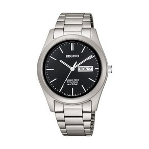 시티즌 시계 CITIZEN WATCH 레그노 REGUNO KM1-415-51 REGUNO레그노 솔라 텍 스탠다드 티타늄 모델 바 인덱스 블랙