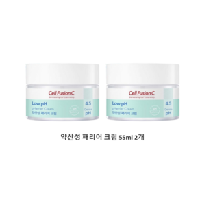 셀퓨전씨 약산성 패리어 크림 55ml+55ml, 55ml, 2개