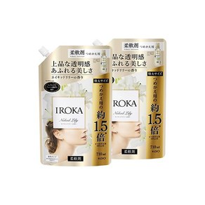 대량 구매 플레어 프래그런스 유연제 IROKA 이로카 Naked Lily 네이키드 릴리의 향기 710ml*2, 2개, 710ml