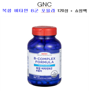 GNC 복합비타민 B군 포뮬라, 120정, 86.8g, 1개