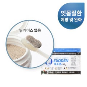 엑소덴 분말치약 소성벤토나이트 10g 리필 (케이스없음), 1개