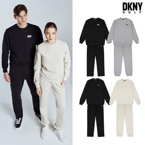 [KT알파쇼핑][DKNY GOLF] 24SS 맨투맨셋업 남녀 4종세트 택1 A