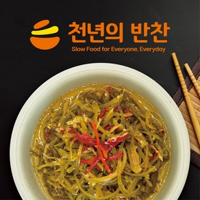 천년의 반찬 고추채 장아찌 고추장아찌 절임 1kg 캠핑음식 으로 적격, 1개