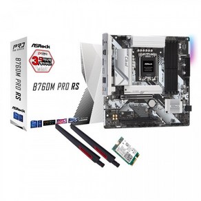 ASRock B760M Po RS D5 + WiFi7 모듈 패키지 디앤디컴