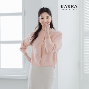 [KT알파쇼핑]KARRA 럭셔리엔틱버튼가디건_A4S0492