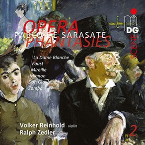 핫트랙스 PABLO DE SARASATE - OPERA PHANTASIES 2/ RALPH ZEDLER VOLKER REINHOLD [SACD HYBRID] [사라사테: 오페라 환상곡 2집]