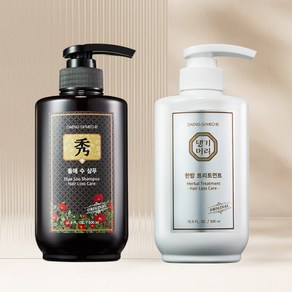 [댕기머리]들애수 샴푸 500ml 1개+한방 트리트먼트 500ml 1개