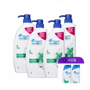 [내일도착] 헤드앤숄더 샴푸 850ml/750ml 4개+미니샴푸2개, 애플프레쉬샴푸 850ml, 상세페이지 참조6, 4개