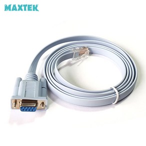 맥스텍 MT115 RS232 to RJ-45 시스코 콘솔케이블, 1개