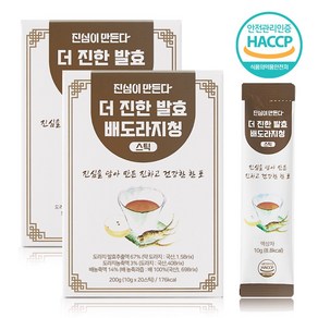 국산 배도라지청 어린이 배도라지 발효 도라지 생강 진액 농축액 유아 키즈 도라지청 스틱, 200g, 2개