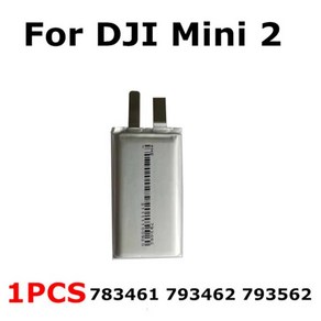 DJI 미니 2 드론용 리튬 폴리머 교체 배터리 SE 셀 매빅 3.85V 2250mAh 783461 793562 1-3 개, [01] 1pcs battey, 1개