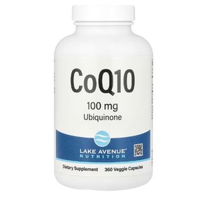 LakeAvenue CoQ10 100 mg 레이크에비뉴 코큐텐 100 mg 베지캡슐 360개입, 1개, 기본, 360정