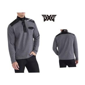 [국내배송] PXG 남성골프웨어 누빔 1/4-ZIP PULLOVER 긴팔 셔츠