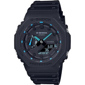 G-Shock GA2100-1A2 네온 악센트 워치 블루