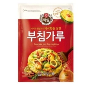 백설 5가지 자연에서 얻은 재료 부침가루, 6개, 1kg