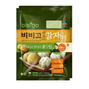 제일제당 비비고 찰보리 감자만두, 600g, 2개