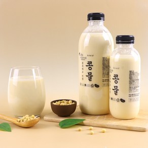 [맛딜]담백한 국내산 백태콩물 500ml 1+1, 1세트