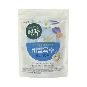 샘표 연두 비법육수링 멸치디포리 80g x 2봉 (40알)