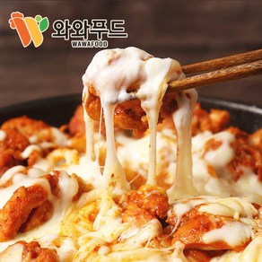 와와푸드 국내산 냉장 춘천닭갈비 500g2팩+추가양념2개 / 저지방어깨살 / 팬조리 숯불조리가능 / 캠핑음식, 500g, 2개