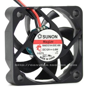 SUNON-새로운 자기 부상 조용한 냉각 팬 4CM 12V 0.8W, 1개