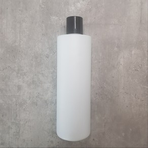 HDPE 화장품용기 세제소분용기 다목적용기 500ml 화이트용기 블랙프레스캡, 1개