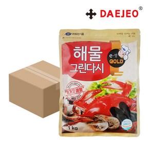 두원 해물 그린다시1kg X 10개 (1박스) 해물다시, 1kg