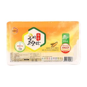 푸름원 콩이고소한두부(찌개부침겸용)1KG, 1kg, 1개