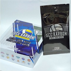 SCC KARVON 2023-2024 KOVO 배구카드 KBL 카본 농구카드 친필 사인 카드 실착 저지 카드 1팩